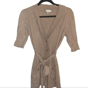 Beth Bowley- Beige Cashmere Cardigan